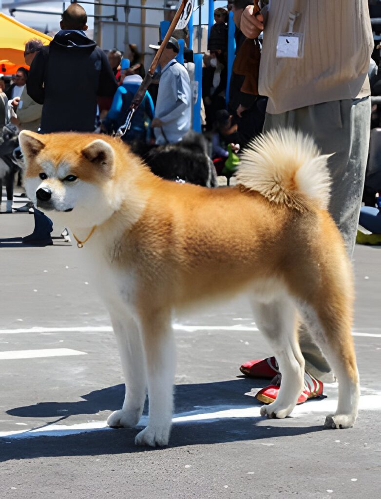 Tomokaze Go Shirai, Akita Inu male, imported from Japan